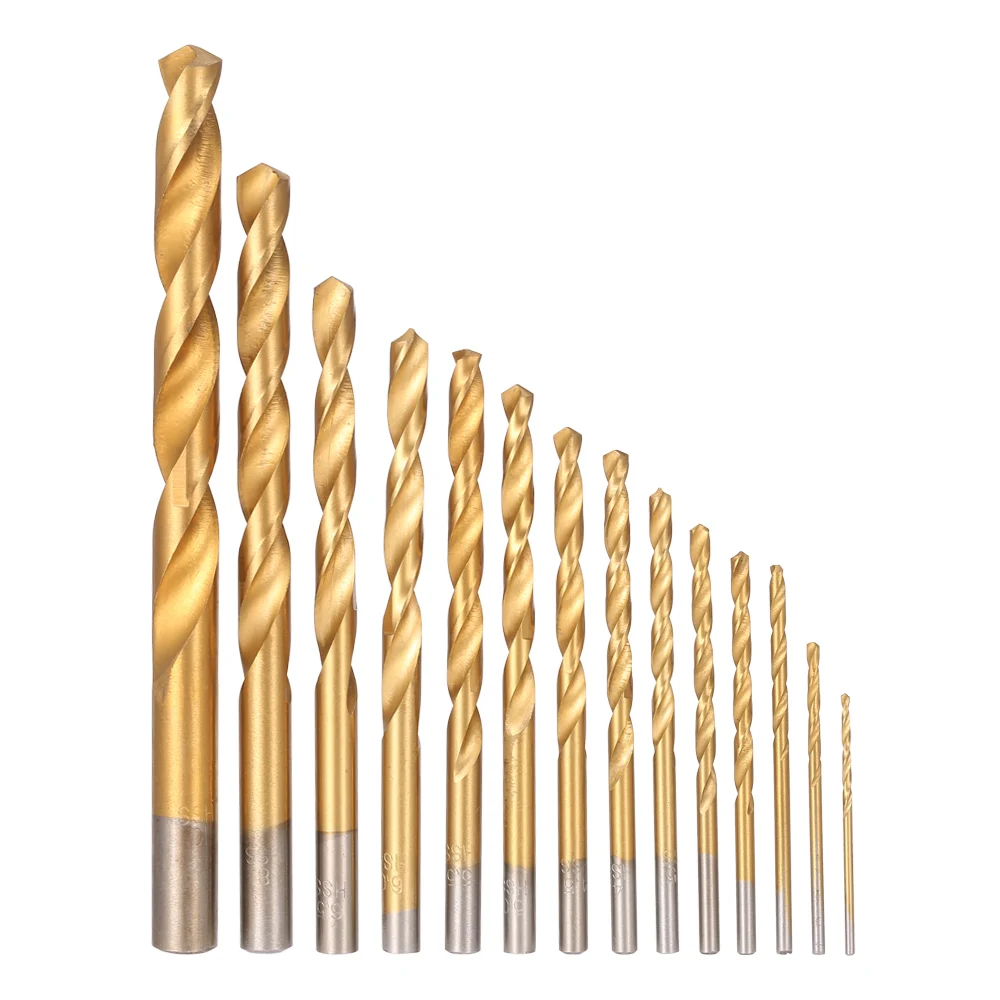 Набор спиральных Сверл из быстрорежущей стали с титановым покрытием 99 шт. 1 5 10 мм