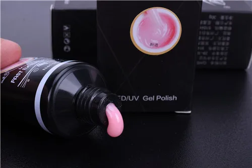 Loght pink 30 г Кристальный удлиняющий УФ-гель акриловый поли-гель розовый, белый, прозрачный Гель-лак для быстрого наращивания дизайн ногтей желе строительный УФ-лак для ногтей - Цвет: Loght pink