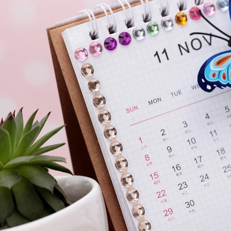 2017 Красочные Стразы алмазные кристаллы Скрапбукинг наклейки для детей девушки