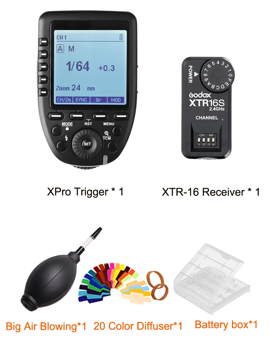 Godox Xpro-C/N/S/F/O/P TTL HSS 2 4G Flash Trigger + приемник для V860II TT685 V860C V860N V850 | Электроника