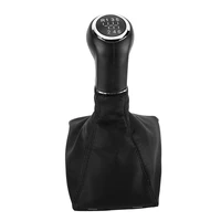 6 speed car gear shift knob boot gaiter made of quality abs plastic leather fit for vauxhall opel astra corsa d zafira b 05 10