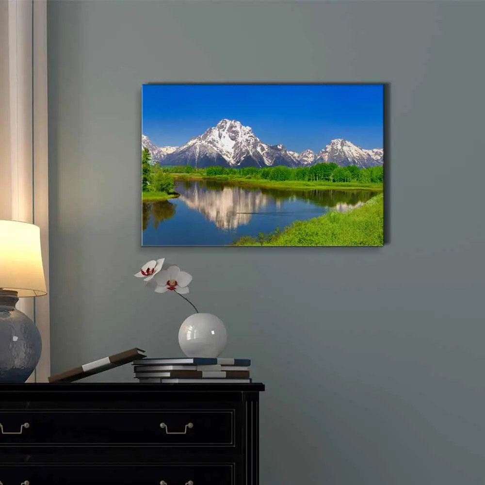 Картины с принтами домашний декор 1 шт. Oxbow Bend at Grand Teton холст настенная живопись
