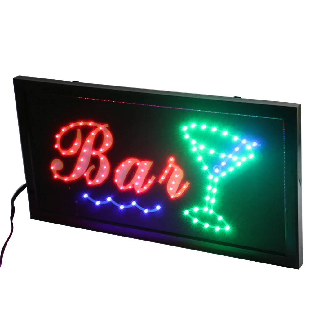 CHENXI новый рекламный бумажный фон ремесла Led бар магазин вывески мигающий