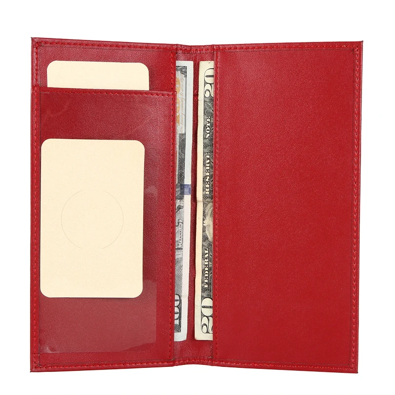 180 мм * 90 тонкие длинные плотная Micro Волокно кожаный чехол чековой книжки