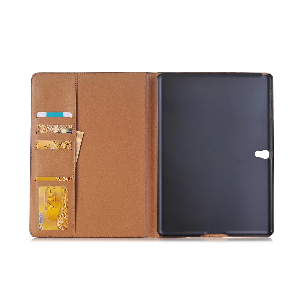 Кожаный чехол для Samsung Galaxy Tab S 10 5 T800 T805 Роскошный деловой Тонкий Смарт-Спящий с