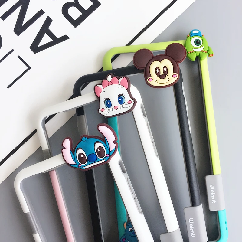 Для iphone 8 plus мультяшный бампер милая стежка-Маргаритка мягкая Противоударная