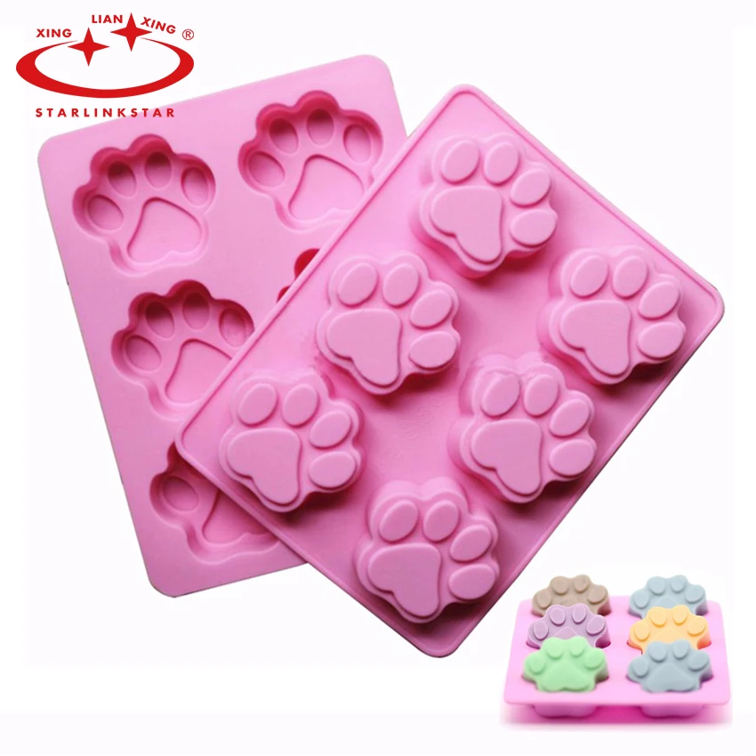 1 шт. силиконовая форма в виде кошачьих ножек мафинов конфет желе fondant торта