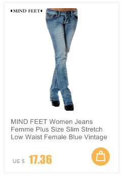 Mind feet, осенние женские обтягивающие джинсы, пуш-ап, подъем бедра, тонкие, эластичные, низкая талия, высокая уличная мода, джинсовые брюки, женские джинсовые брюки-карандаш