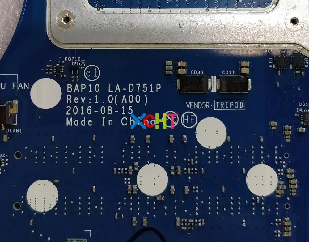 Для Dell Alienware 17 R4 CN 0VWNM2 VWNM2 BAP10 LA D751P i7 6700HQ Процессор GTX1070M GPU материнская плата для
