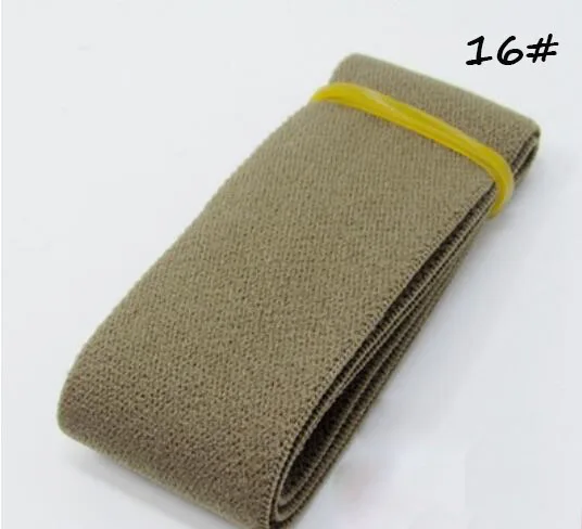 NO16 rice brown 3 метра плоская супер мягкая эластичная лента Швейные аксессуары для одежды нейлоновая тесьма детская одежда аксессуары для шитья ширина 3 см S0954l - Цвет: NO16 rice brown