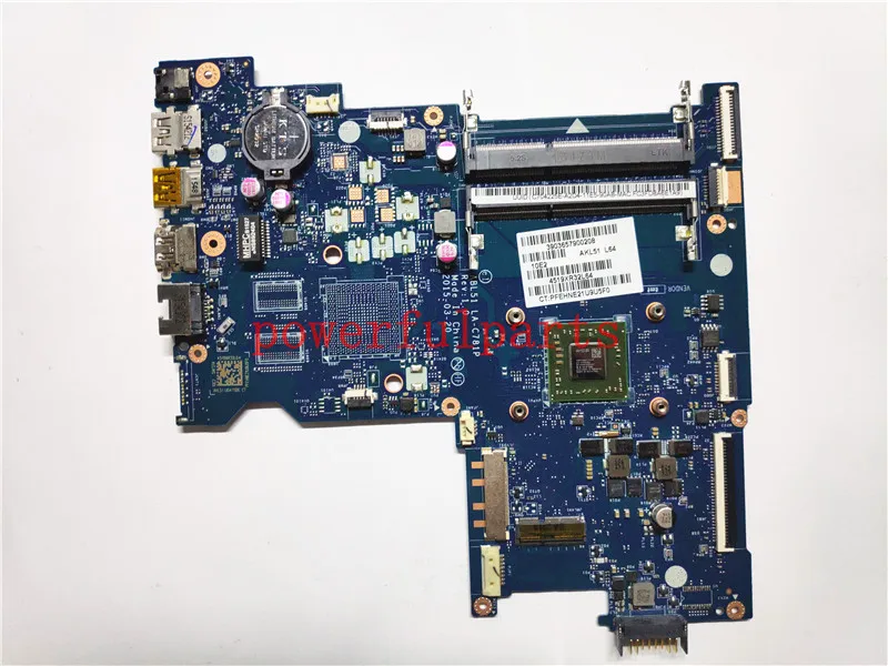 813968-501 813968-601 813968-001 для HP 15-AF A6-6310 материнская плата ABL51 LA-C781P 100% рабочий | Компьютеры