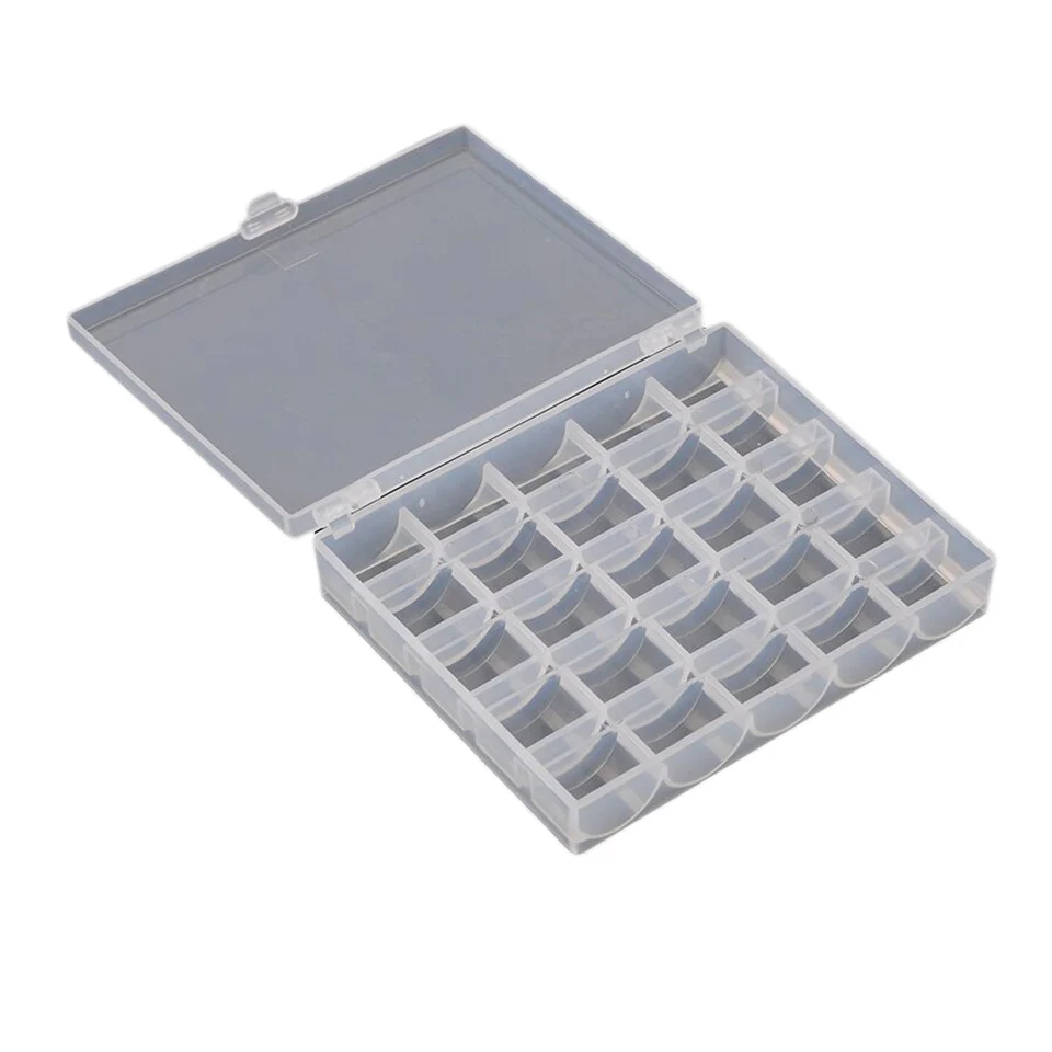 Msjo ящики для хранения корзины катушки шитья Органайзер Коробка 25 решетка