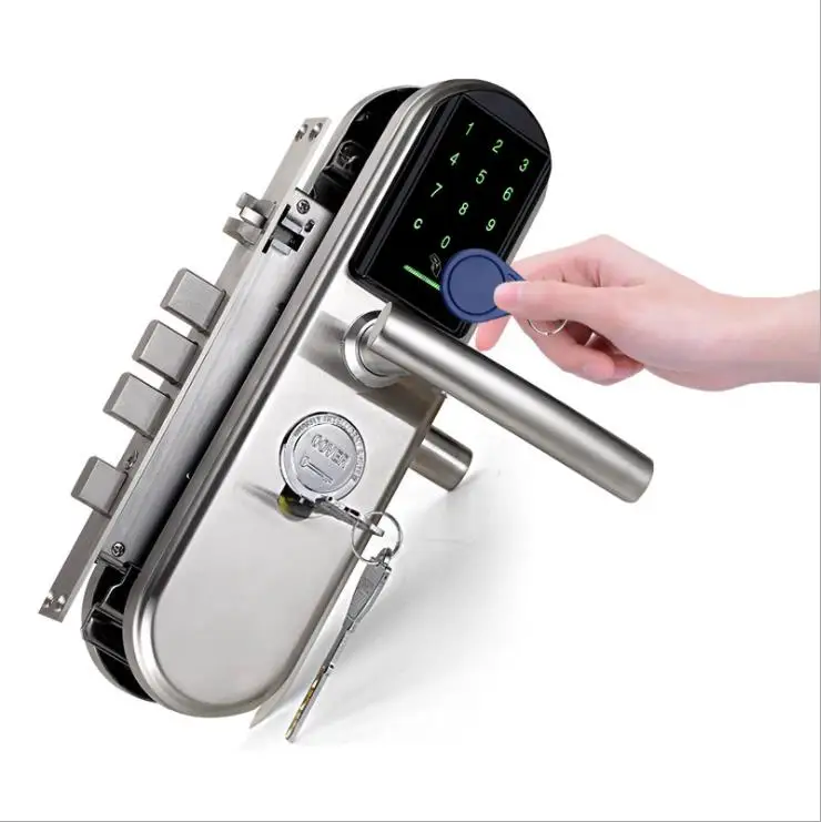 

Smart Door Lock Electronica Digital Inteligente Card Password Knob Security Gate Home Office Lock Anti-thelf Door Lock