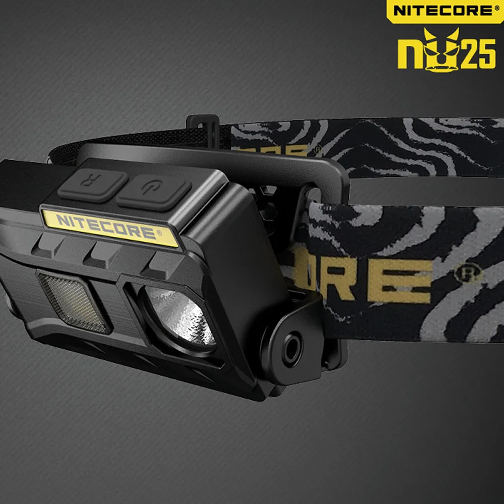 Бесплатная доставка Nitecore NU25 Перезаряжаемые фары 360 лм 3x светодиодный Трехместный
