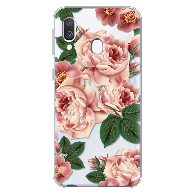 H-daduo Роскошный чехол с цветами для samsung Galaxy A40 A30 A50 A70 A60 A10 чехол модный силиконовый мягкий чехол из ТПУ чехол для телефона чехол s Capa Funda - Цвет: H-daduo