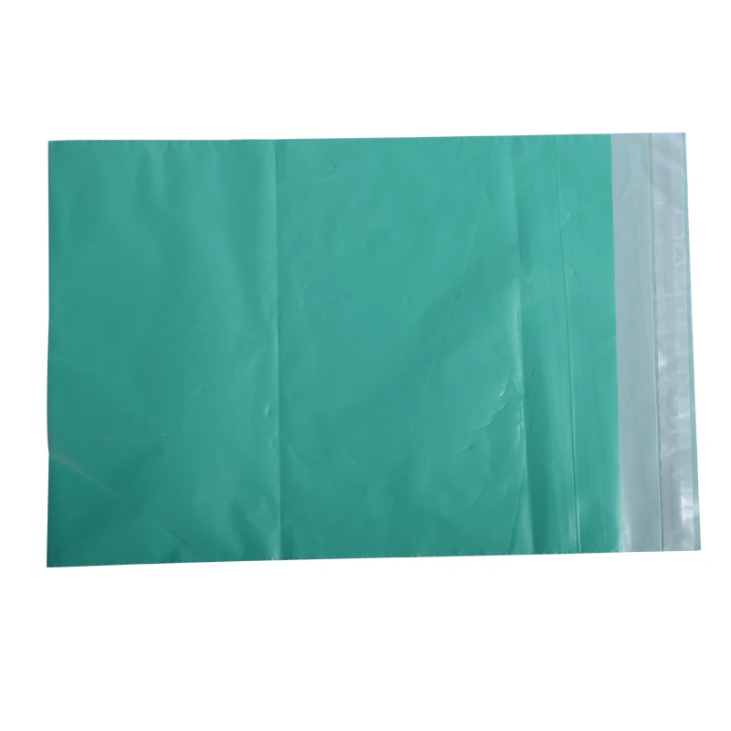 Бесплатная доставка зеленые поли самозапечатывающиеся почтовые пакеты