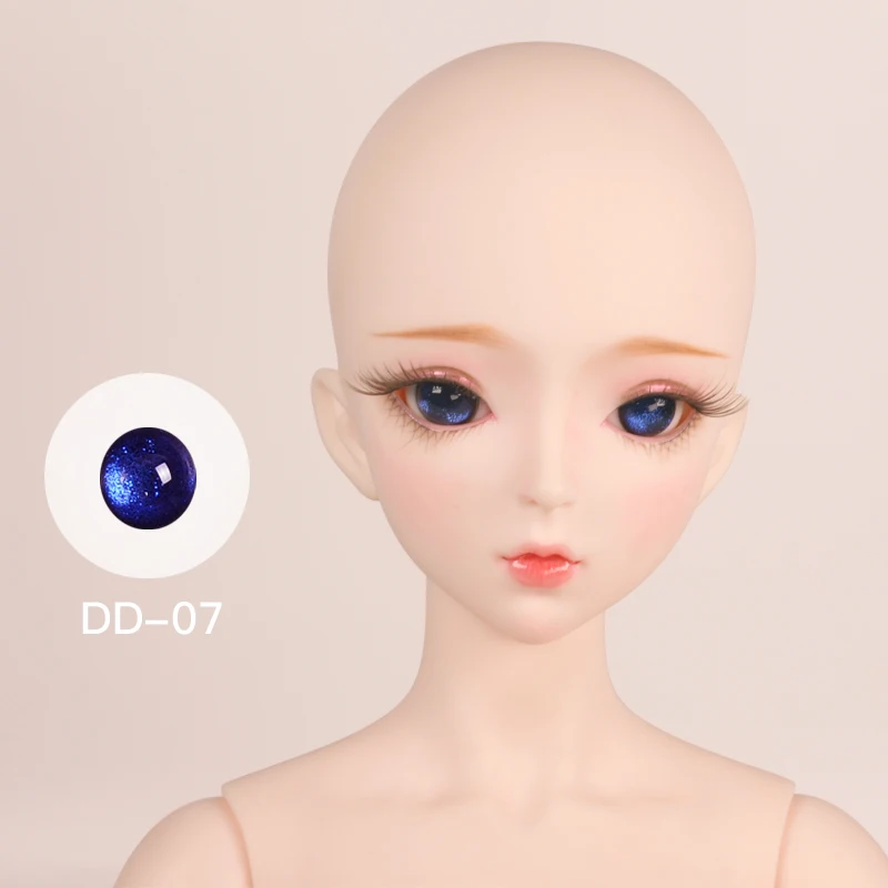 BJD кукла глаз 14 мм стекло материал глаза подходит для DBS 1/3 DF кукла как кукла SD кукла - Цвет: DD-07