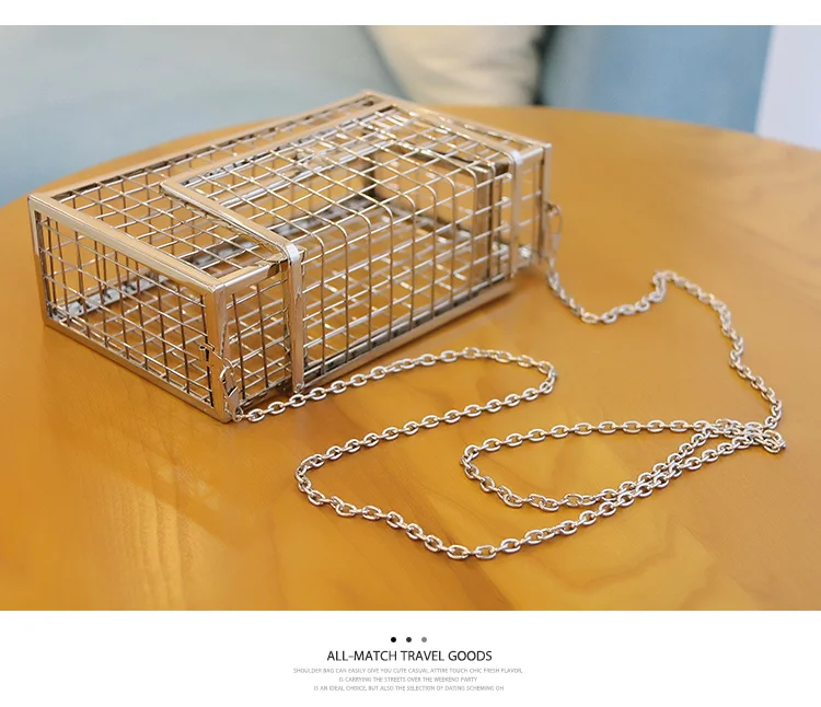 Женская сумка-мессенджер Fun мини-сумка-мессенджер с цепочкой и металлическим