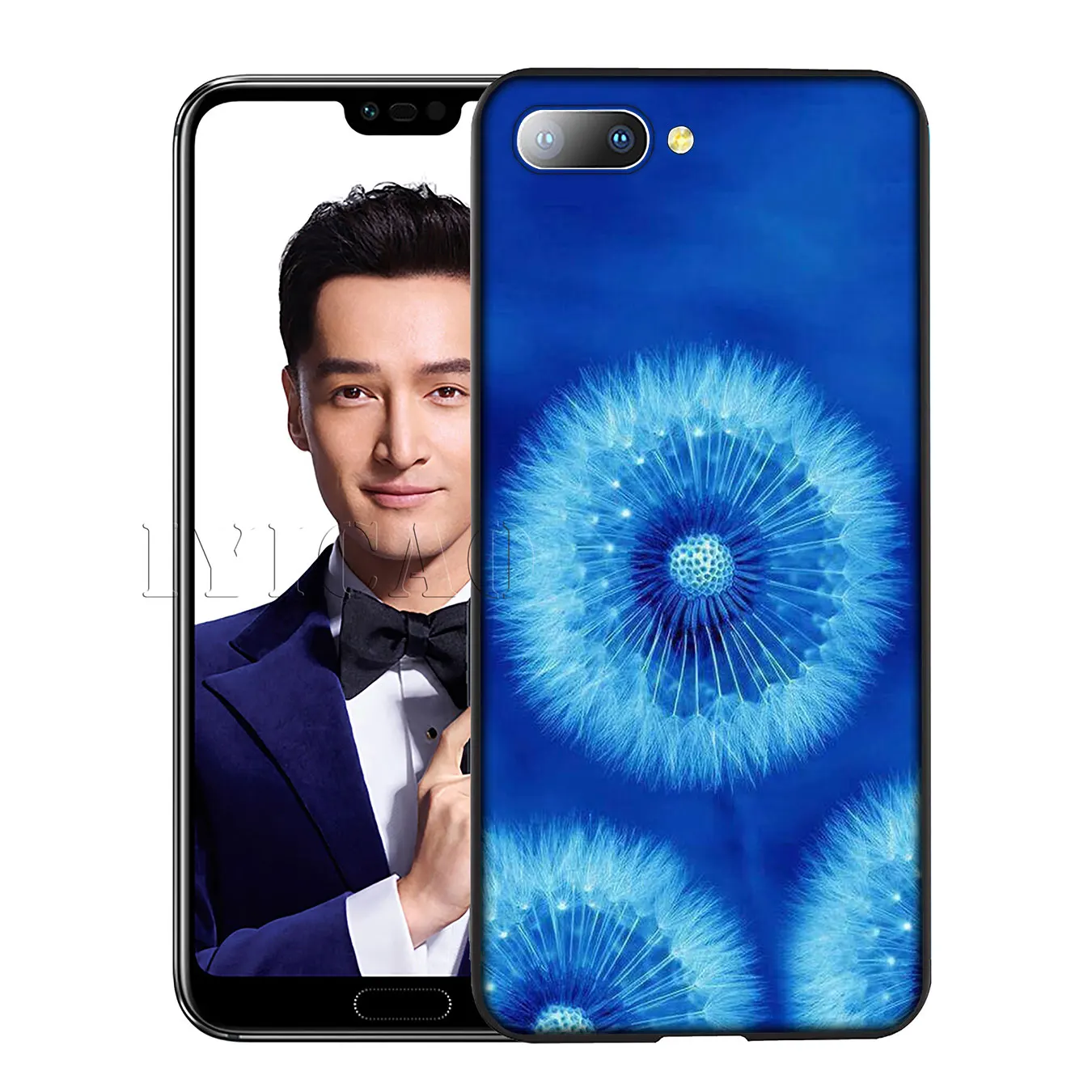 IYICAO flower Silicone Soft Case for Huawei Y7 Y6 Prime Y9 2018 Honor 8C 8X 8 9 10 Lite 6A 7C 7X 7A Pro |