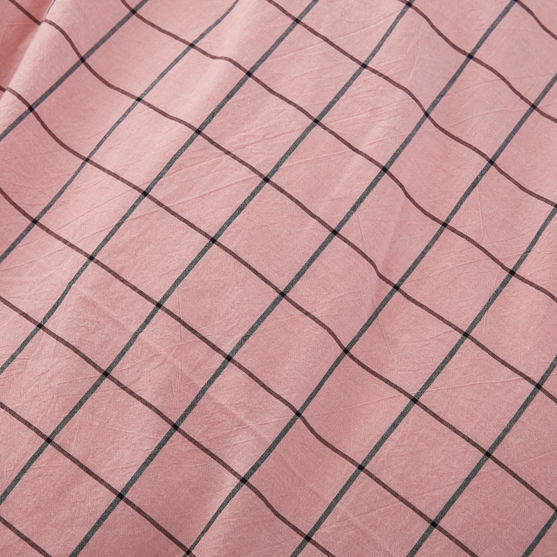 Новое хлопковое постельное белье 1 шт. клетчатое стеганое одеяло в полоску