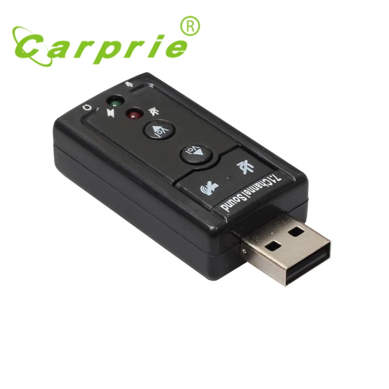 Новый мини USB 2 0 3D Виртуальная 12 Мбит/с внешняя 7 1 канальный Аудио Звуковая карта