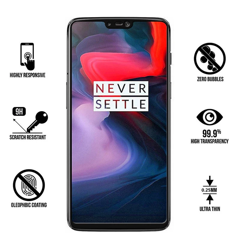 Для oneplus 6 закаленное стекло one plus Защитное для экрана glas полное покрытие чехол 9 h