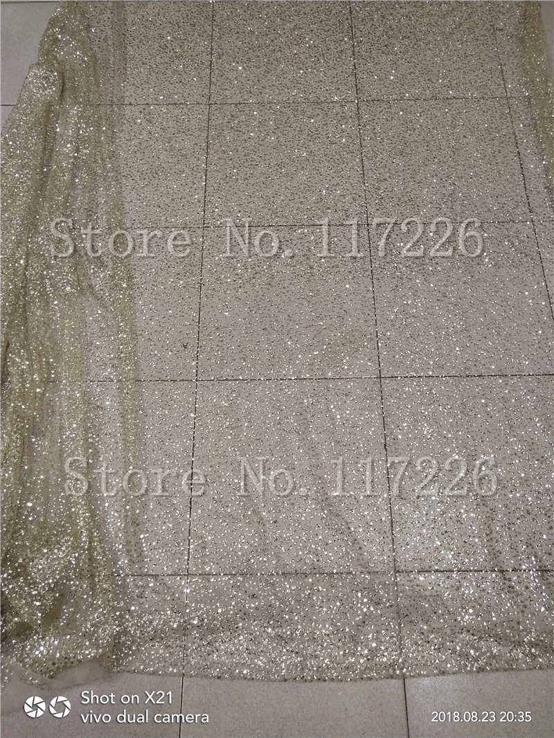 Горячая Распродажа блестящая Тюль с золотым блеском сетчатая ткань кружевная