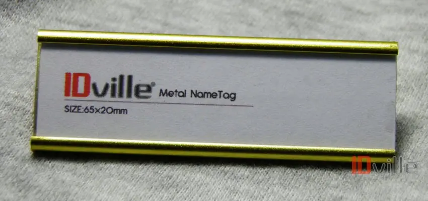 Бесплатная Доставка! Оптовая продажа ID держатель металлическая именная бирка