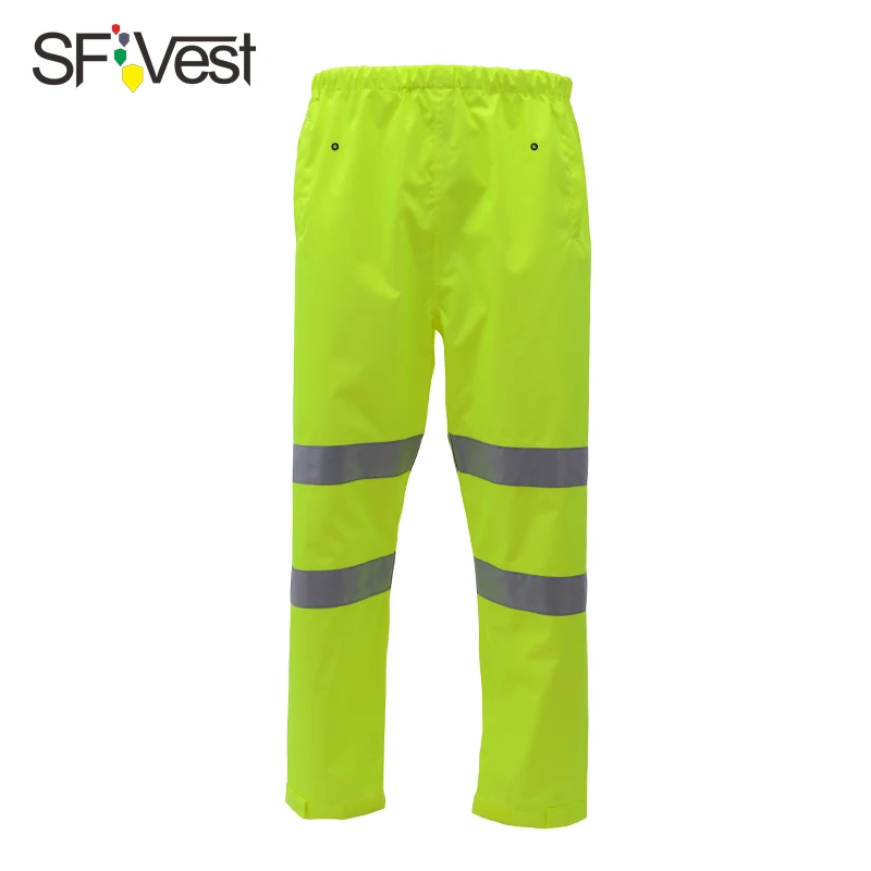 Плащ-дождевик HI VIS мужской светоотражающие штаны с высокой видимостью рабочие