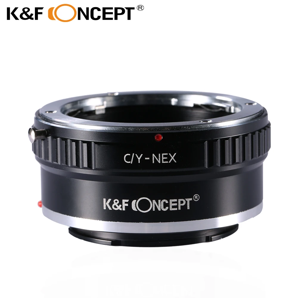 

K&F Concept Adapter Ring for C/Y to Sony E Lens Mount Adapter for Contax Yashica C/Y CY Lens to Sony Alpha NEX E-Mount Camera