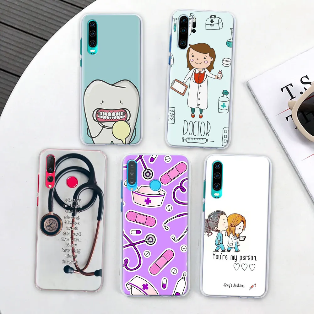 Медицинская медицинская Медицина Чехол для телефона, чехол для huawei P30 Pro P10 P20 P30 Lite P8 P9 Lite P Smart Plus чехол