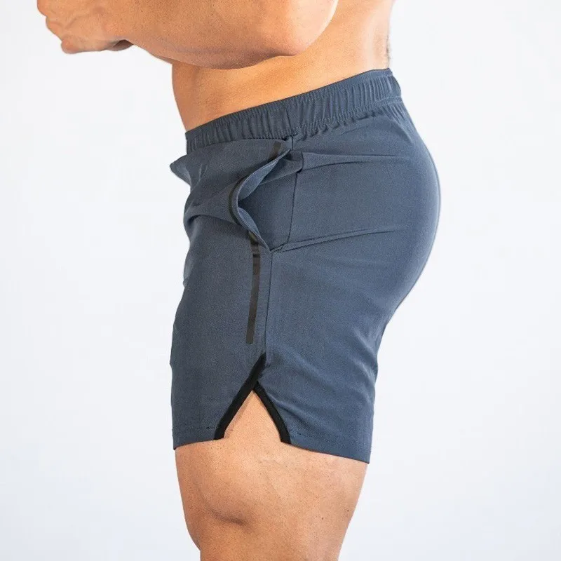 Мужской купальник однотонный черный синий серый зеленый с боковыми карманами