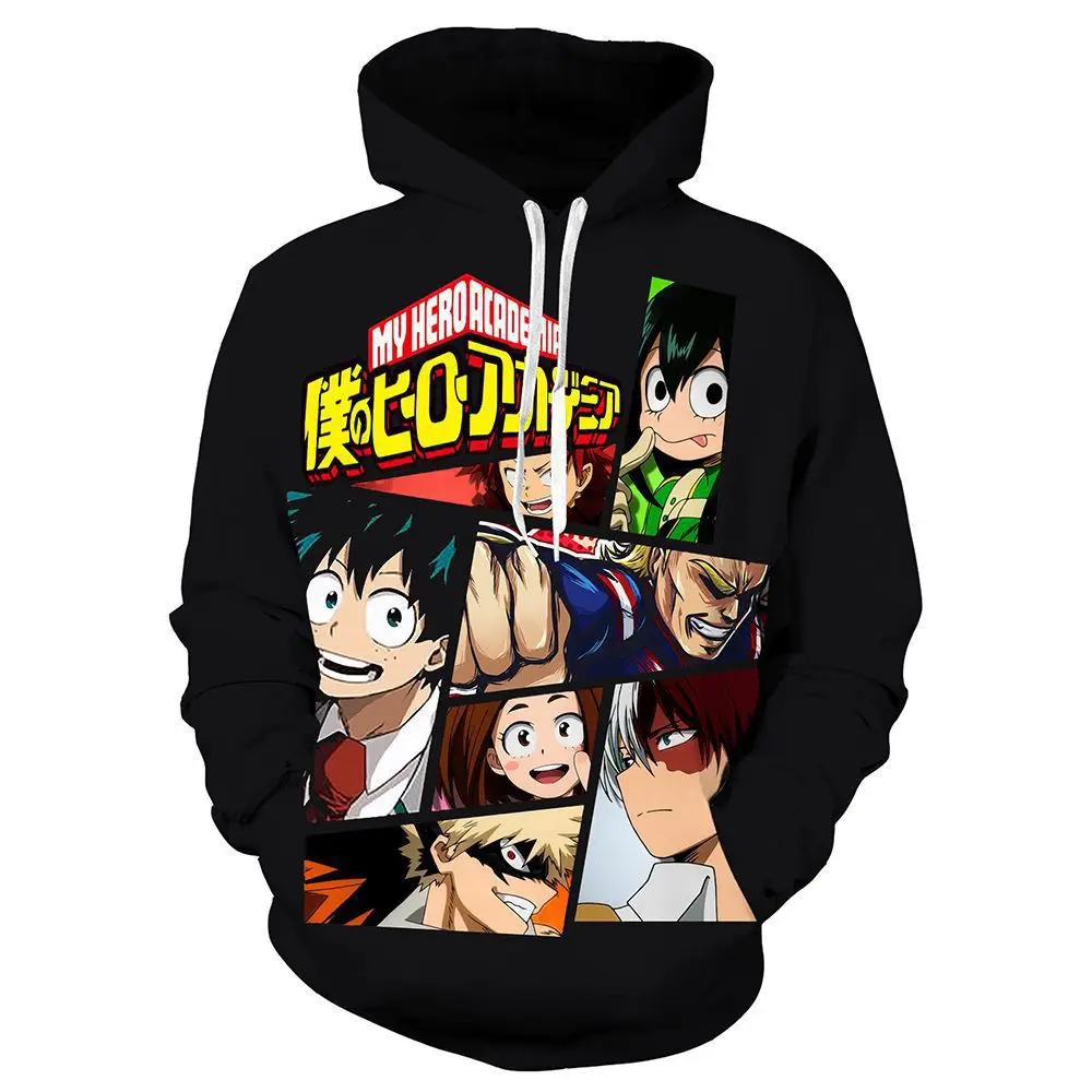 VEVEFHUANG 3D My Hero Academia sweatshirts Plus size uniform Men Women hoodies cosplay costume College clothing Top New | Тематическая