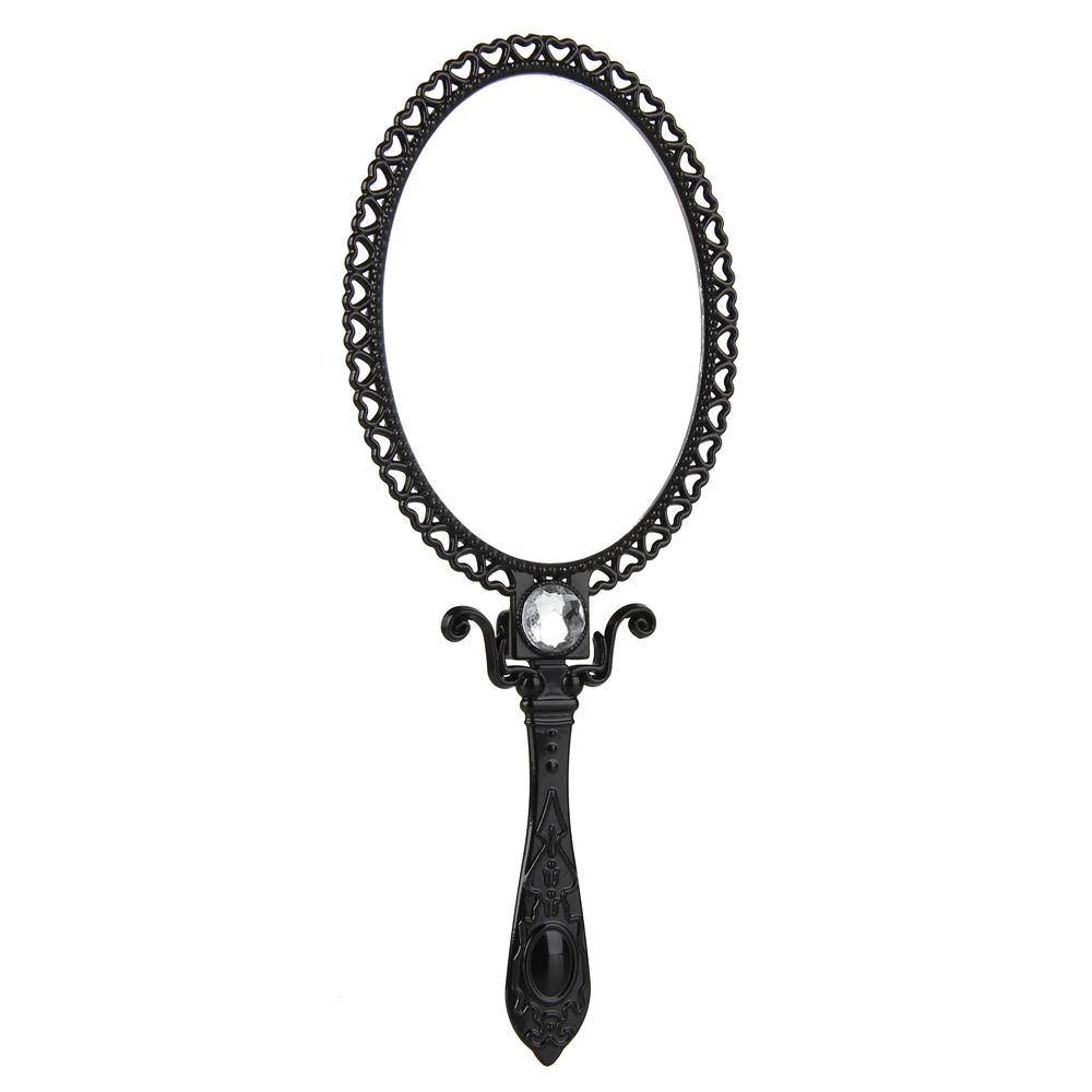 1 шт. складной Зеркала под старину Стиль Макияж рук зеркало черный для