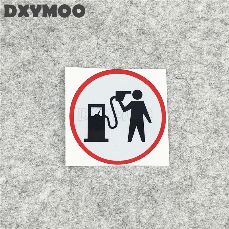 

Warning Car Stickers HF Hellaflush Funny Gas JDM Oil Tank Window Motorcycle Decal Bumpers