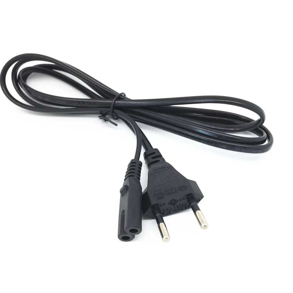 US /EU Plug 2-зубец Мощность шнур питания кабель для Sony Цифровой Камера Батарея