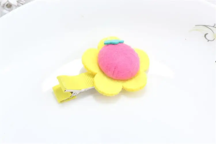 New Children's Sun Flower Hairclip Baby Girls Headdress Hairpin Tiara Princess Hair Clips For Children Acessorio De Cabelo T | Детская