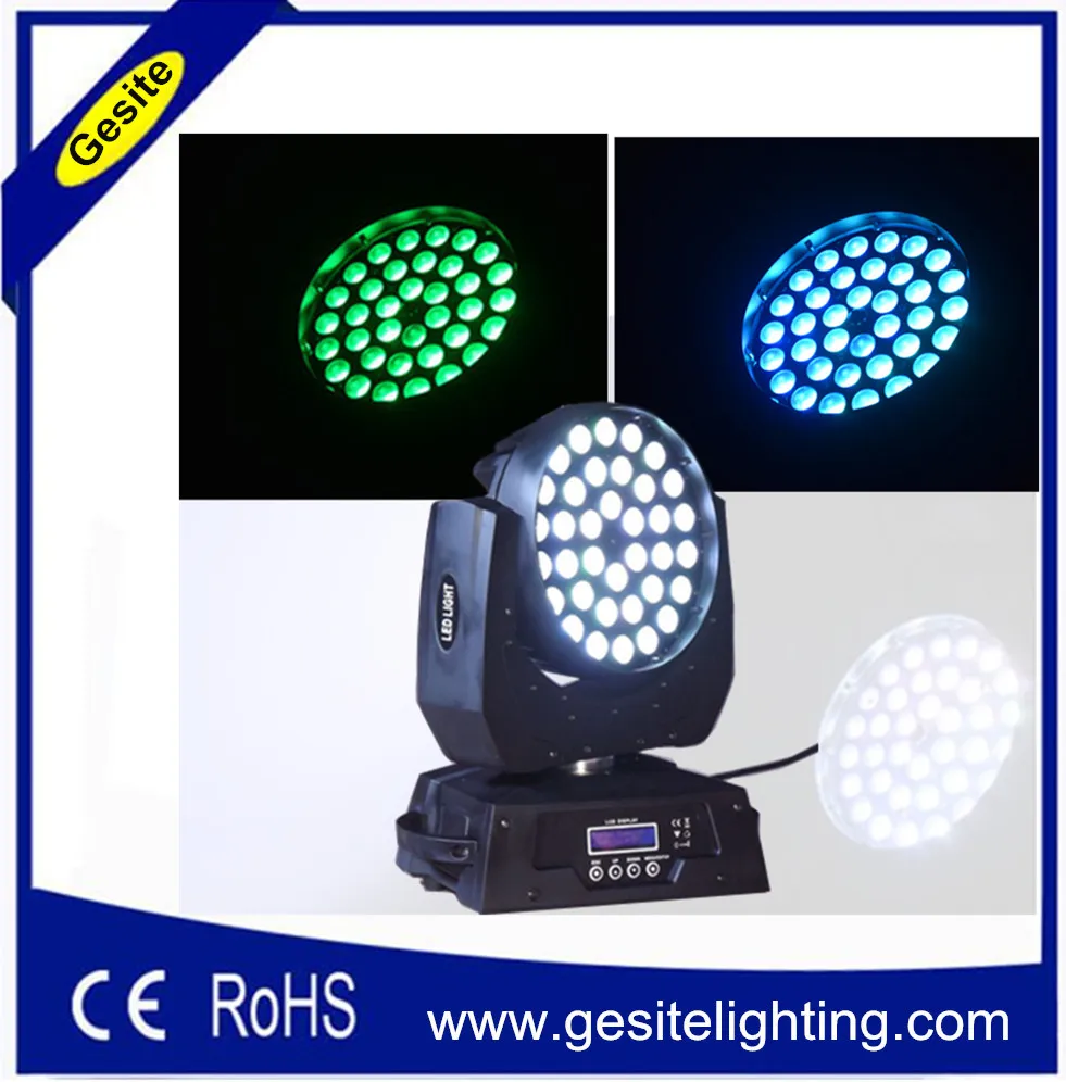 Светодиодный прожектор с движущейся головкой для диджея 36*10 Вт 14DMX каналы