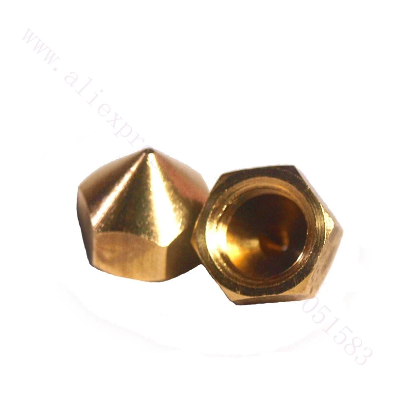 Аксессуары для 3D-принтера 2 шт. 0 3/0 4/0 5 мм Reprap Budaschnozzle V1.1 медная насадка M10 * 1