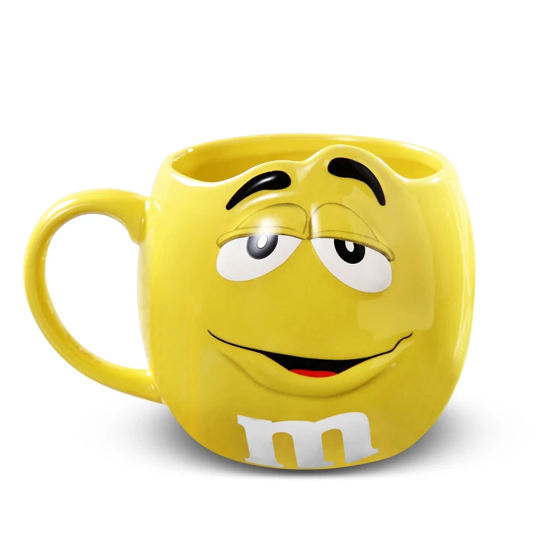 2017 Милая кружка M &amp M's MM в виде бобов кафе овсянка кружки для питья керамические