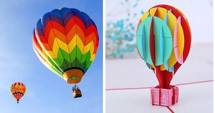 20 шт. 3D открытка с воздушным шаром на день рождения для праздника вечерние НКИ