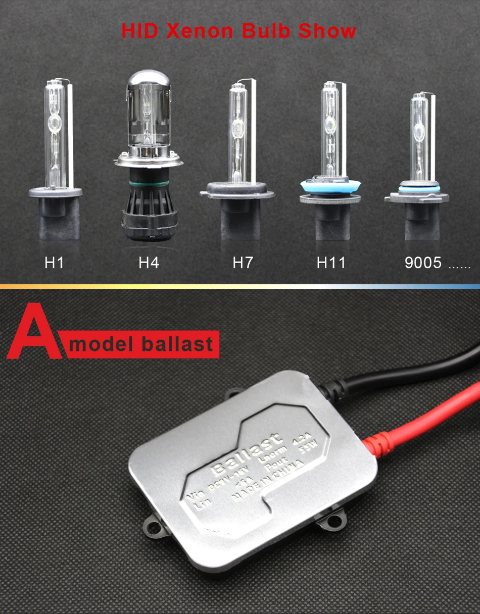 55 вт H7 Xenon hid комплект h1 h11 9005 HB4 ксеноновый светильник лампа автомобильный головной светильник h3 h4 тонкий балласт комплект 3000K 4300K 6000K 8000K 10000K 12000K