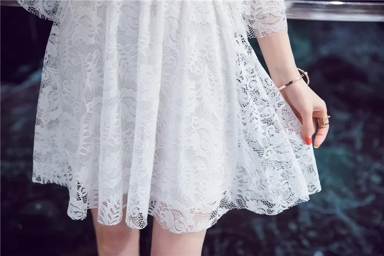 Женское платье модное Брендовое летнее соблазнительное кружевное Клубное