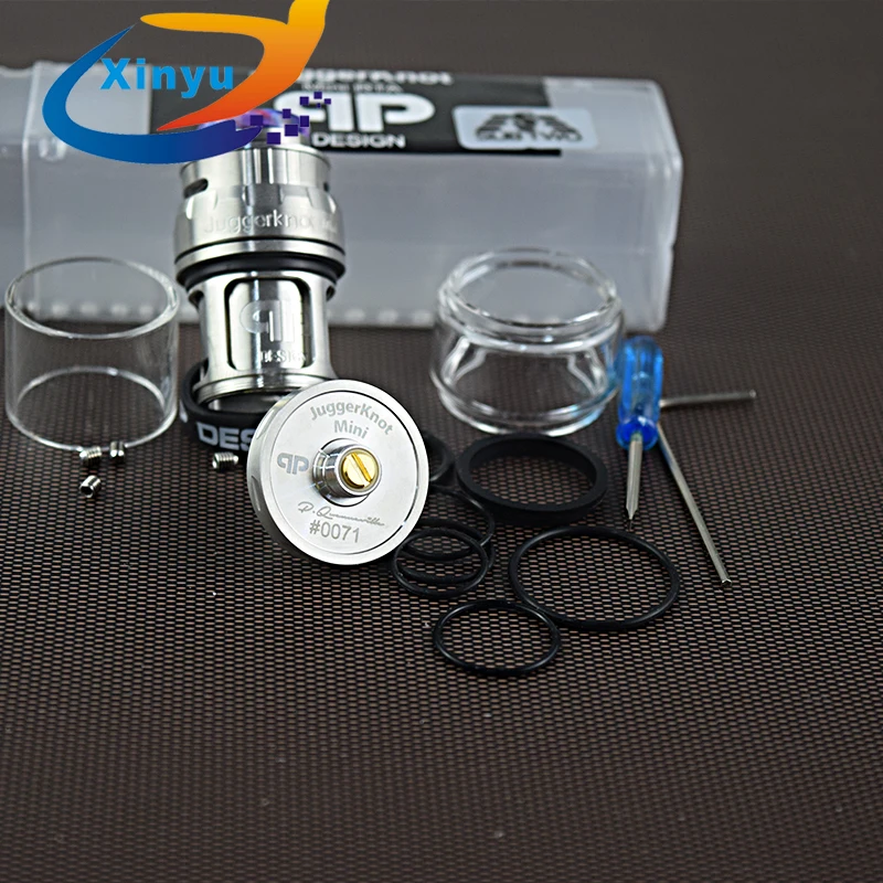 2020 JuggerKnot мини RTA 24 мм 316 Нержавеющая сталь регулирующийся размер Высочайшее