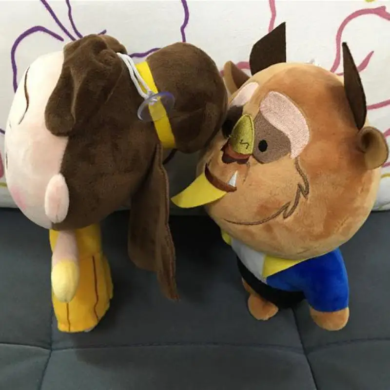 Красавица и чудовище 2 шт мультфильм Фильм аниме игрушки мягкие плюшевые