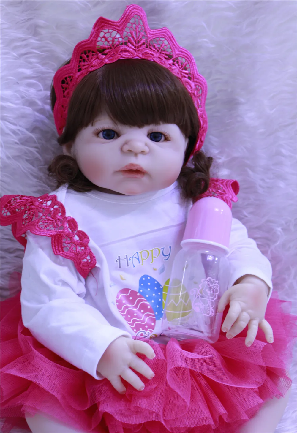 Bebe-reborn menina NPK 23 &quot57 см полностью силиконовые куклы reborn baby girl игрушки в подарок