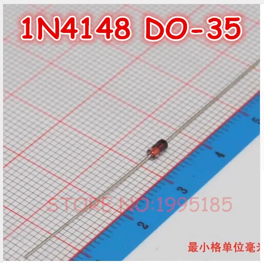 

100pcs/lot do-35 1N4148 IN4148 High-speed switching diodes
