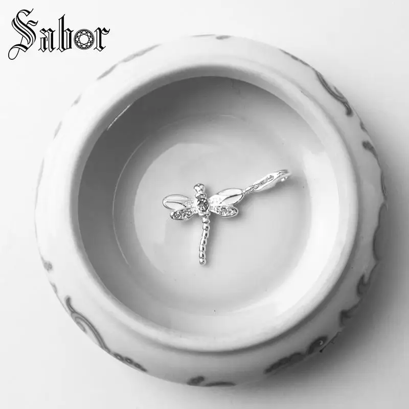 thomas Dragonfly Charm Pendant 2020 Jewelry For Women Girls womens Fashion Gift Silver color plated Fit Bracelet charms | Украшения и
