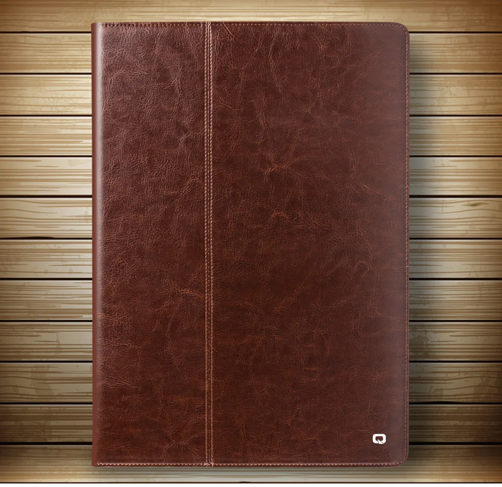 QIALINO Модный чехол для планшета из натуральной кожи для iPad Pro 12,9 с узором стенты Dormancy подставка откидная крышка для iPad Pro 12,9 дюйма