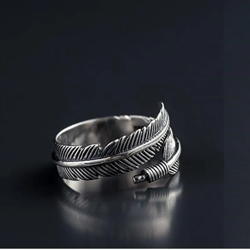 2019 Anillos Anel 100% кольца для пера с широкой поверхностью дизайн винтажные тайские